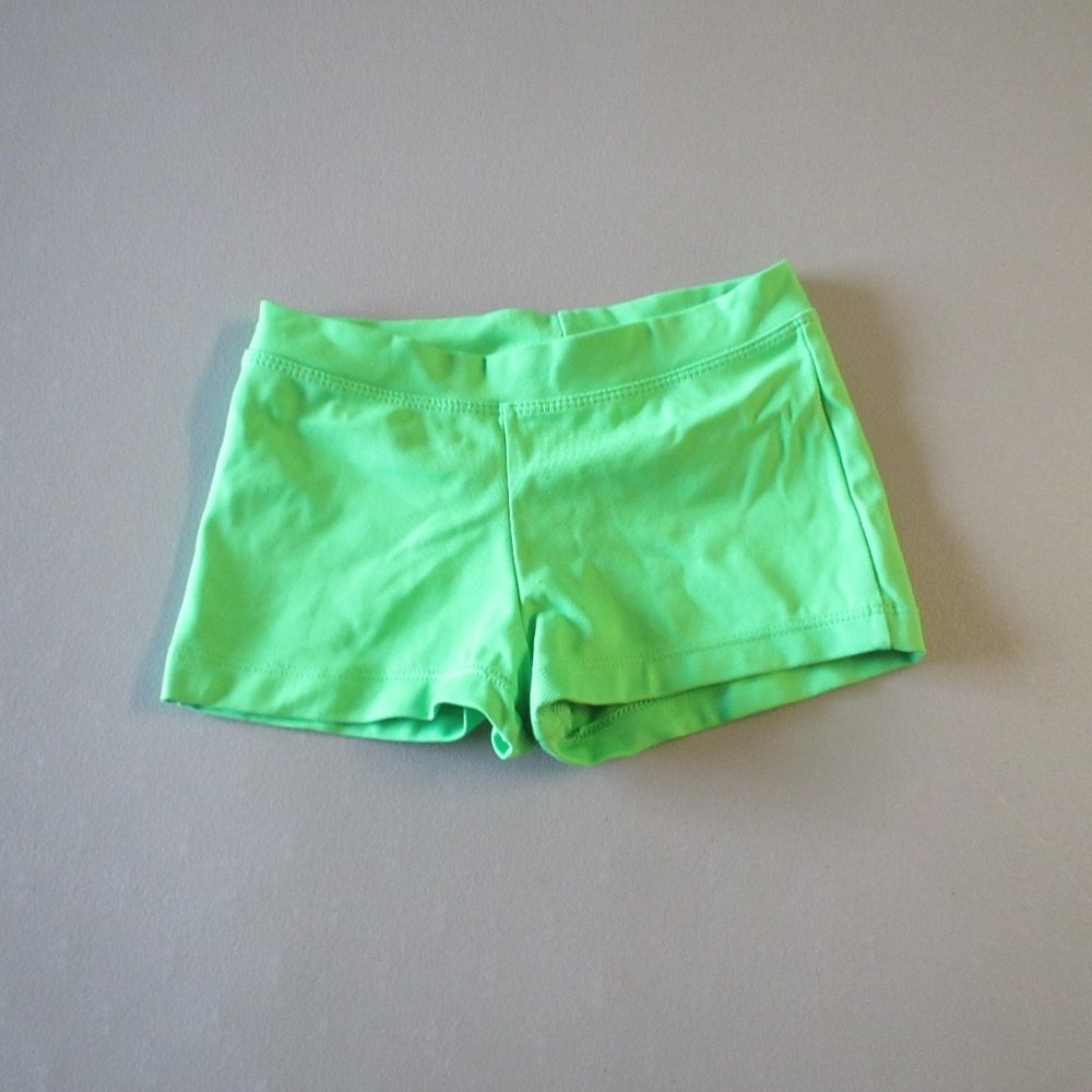 Green Capezio Dance Shorts Size Medium